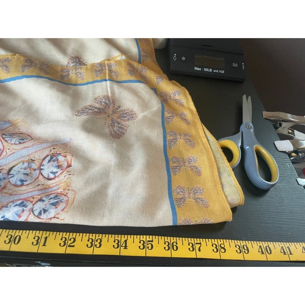 JC Sunny Womens Boho Artsy Paisley Butterfly‎ Lightweight Kimono OS Hippie Open